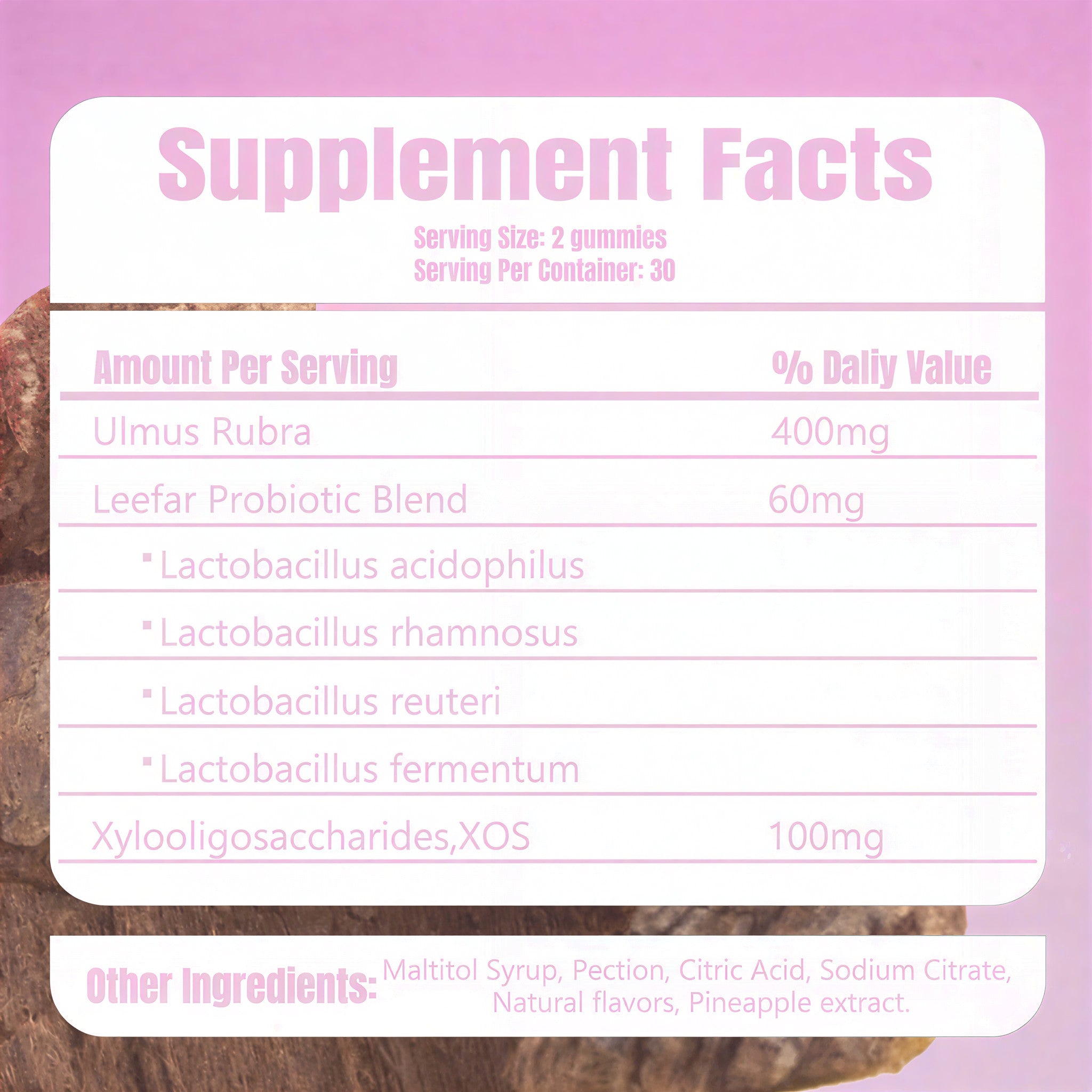 Pineapple Probiotic Gummies